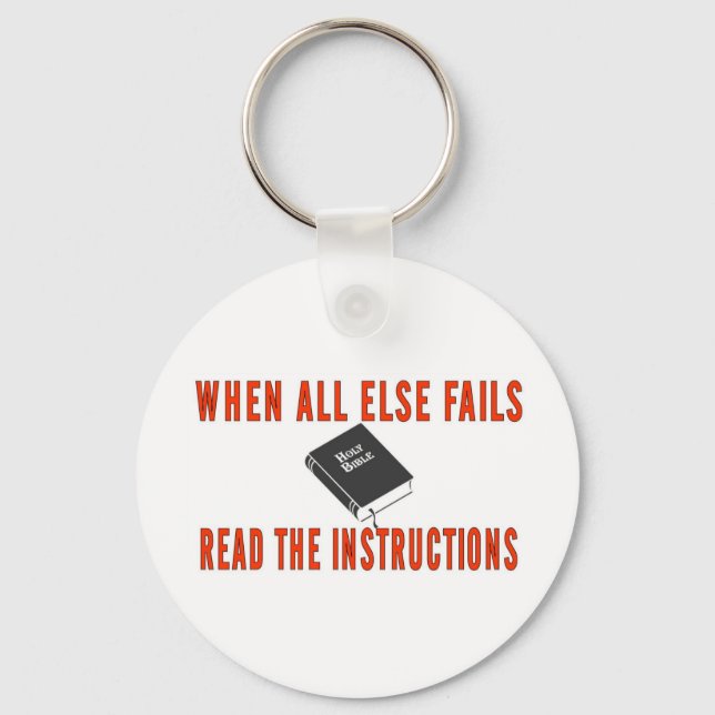 WHEN ALL ELSE FAILS KEYCHAIN (Front)