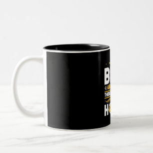 When Bees Are Farting Two-Tone Coffee Mug