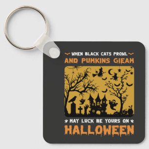 When Black Cats Roam     Keychain