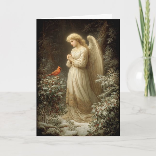 When Cardinals Appear Holiday Card (Front)