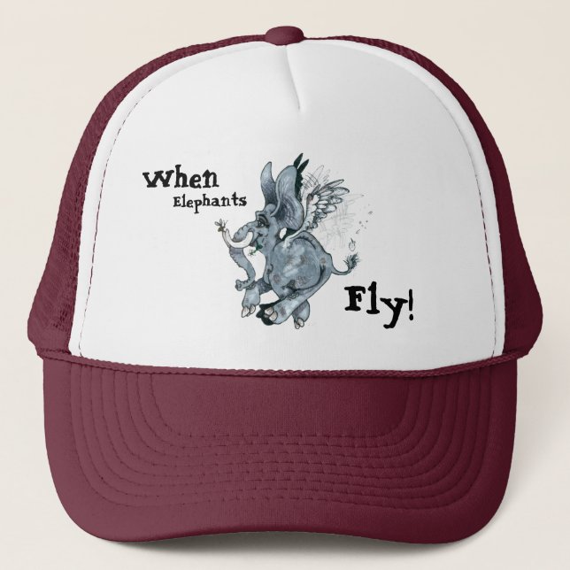 When Elephants Fly!~ Hat (Front)