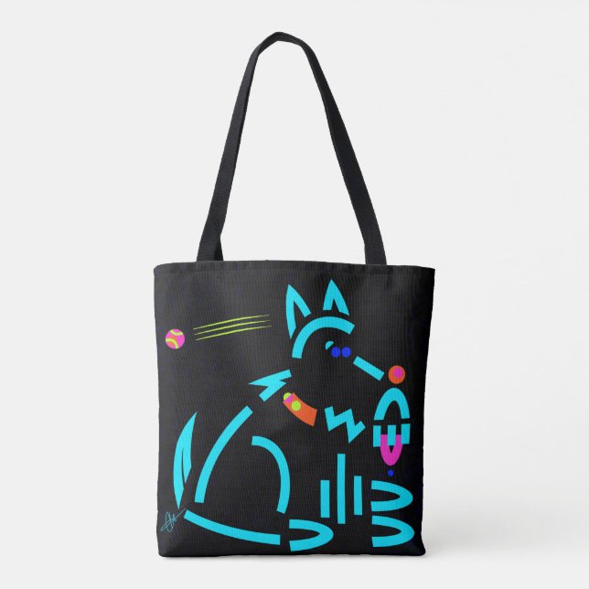 When Fetch Becomes Sit Modern Tote (Back)