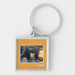 When flowers are not enough keychain