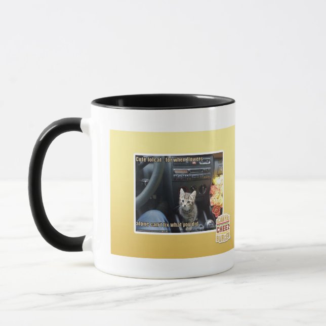 When flowers are not enough mug (Left)