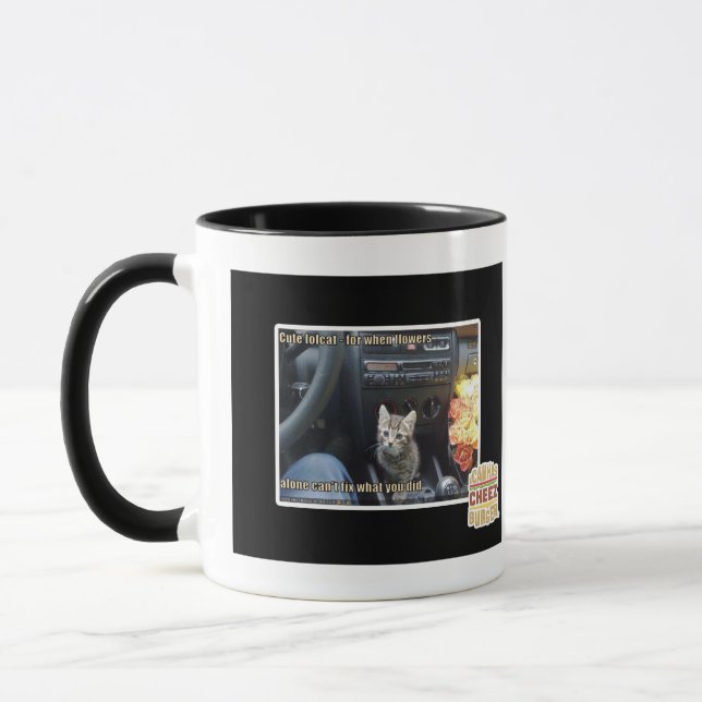 When flowers are not enough mug (Left)