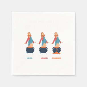 When God Created Germans Funny Germany Gift Napkin