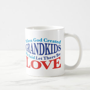 When God Created Grandkids Coffee Mug