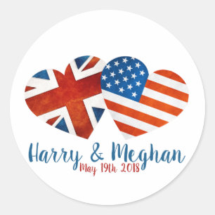 When Harry met Meghan Classic Round Sticker