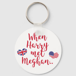 When Harry met Meghan Fun Royal Wedding Keychain
