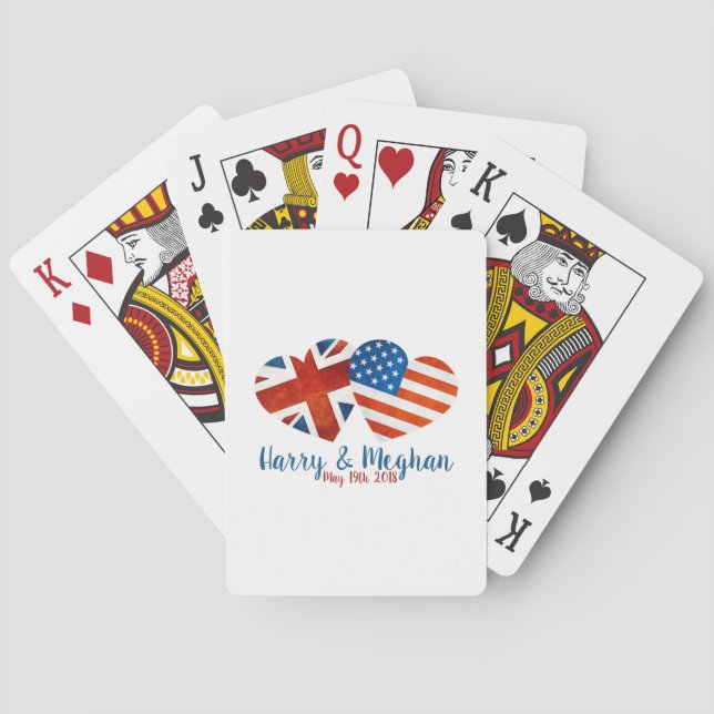 When Harry met Meghan Playing Cards (Back)