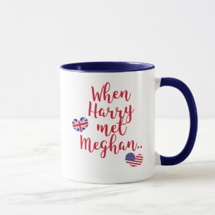When Harry met Meghan   Royal Wedding Mug