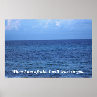 When I am afraid Poster