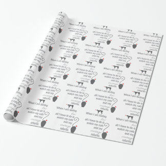 When I Am Feeling Low - Bukowski - inspirational Wrapping Paper