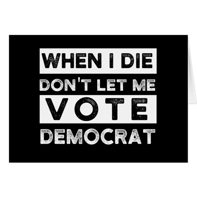 When I Démagogue de Don't Let Me Vote (Devant horizontal)
