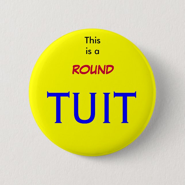 When I get around to it 2 Inch Round Button (Front)