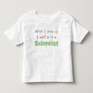 When I Grow Up Scientist Toddler T-shirt