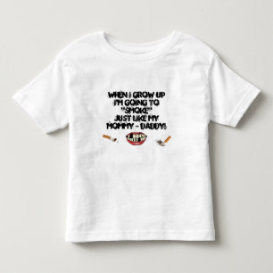 "WHEN I GROW UP T-SHIRT" I LOVE MOMMY & DADDY TODDLER T-SHIRT