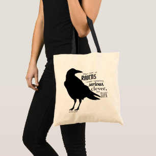 "When I think of ravens..." tote