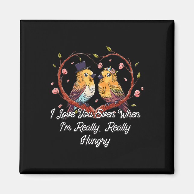 When Im Really Hungry Wedding Foodie Bride And Gro Magnet (Front)