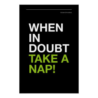 WHEN IN DOUBT, TAKE A NAP – Cozy Wall Art
