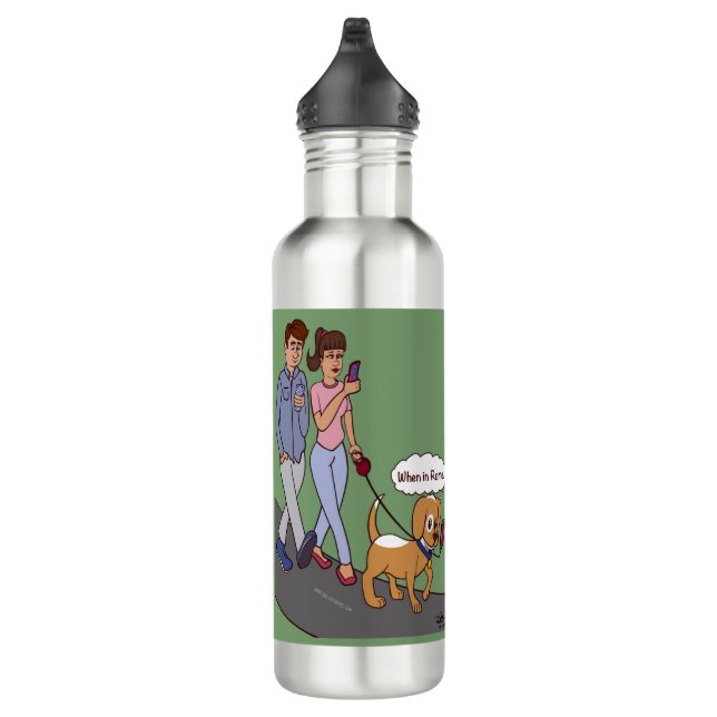 When In Rome Flat Card 710 Ml Water Bottle (Right)