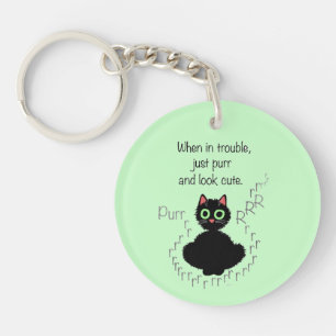 When in Trouble Keychain