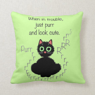 When in Trouble Throw Pillow