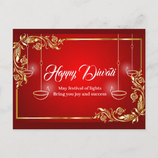 When is diwali holiday postcard