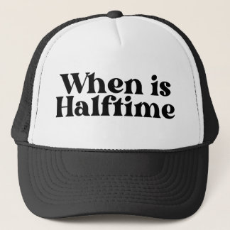When is Halftime trucker hat, Football Trucker Hat