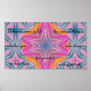 "When it Comes to Life" Poster