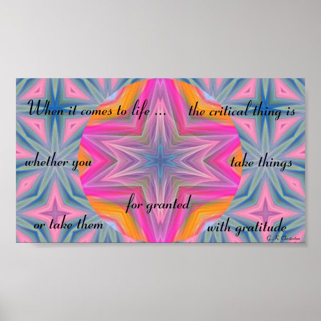 "When it Comes to Life" Poster (Front)