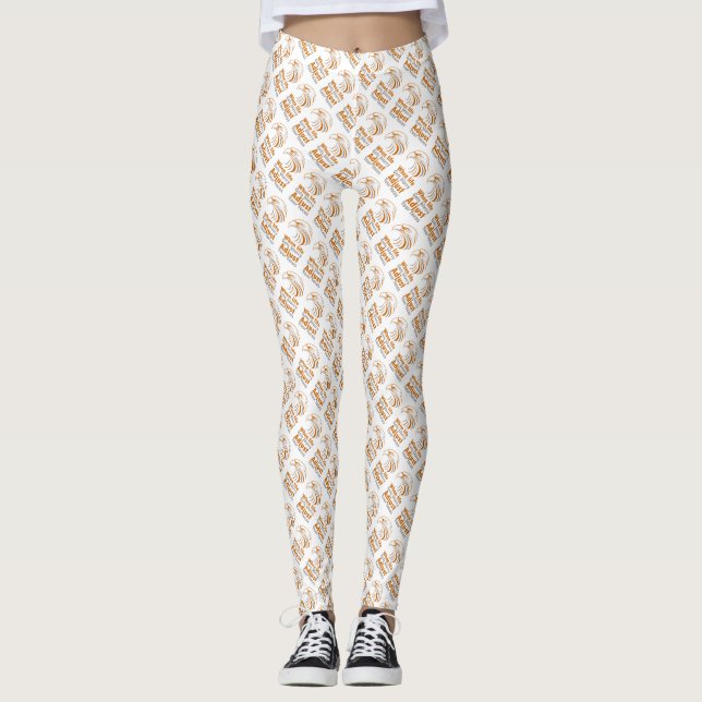 When life gets blurry adjust your focus leggings (Front)