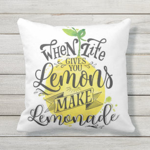 " When Life Gives You Lemons" Double-sided Pillow
