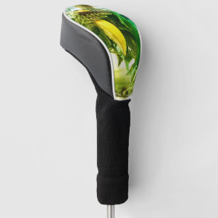 When life gives you lemons -  drink tea and carry  golf head cover