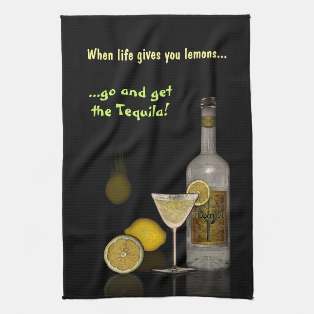 When life gives you Lemons... Kitchen Towel (Vertical)