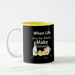 When Life Gives You Lemons Make Lemonade Two-Tone Coffee Mug