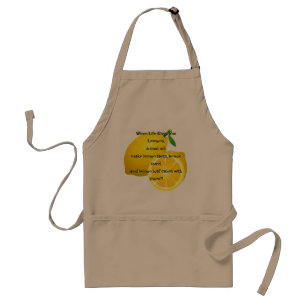 "When life gives you lemons.." Standard Apron