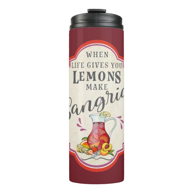When Life Gives You Lemons Thermal Tumbler (Front)
