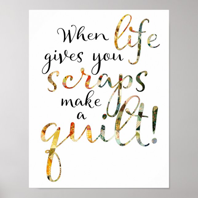 When Life Gives You Scraps Poster (Front)