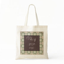 When life gives you scraps... tote bag