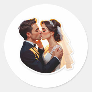When Love Takes Over Classic Round Sticker