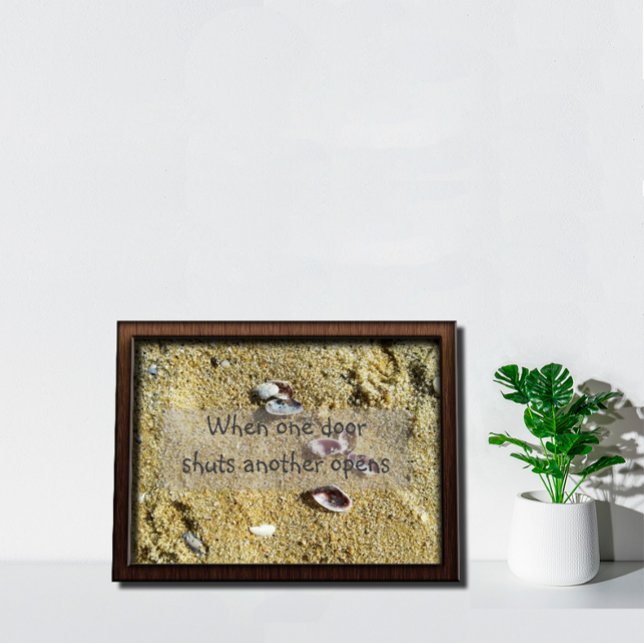 When one door shuts another opens quote poster (Creator Uploaded)