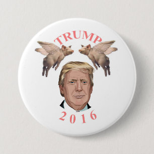 When pigs fly... 3 inch round button