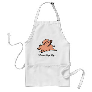 When Pigs Fly BBQ Apron