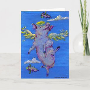 When Pigs Fly Card