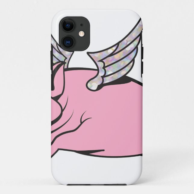 when pigs fly Case-Mate iPhone case (Back)