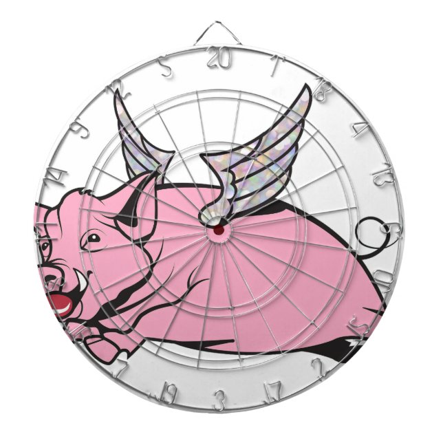 when pigs fly dartboard (Front)