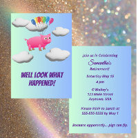 When Pigs Fly, Flying Pig Balloon Party