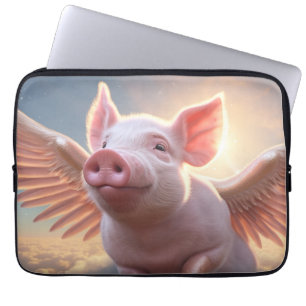 When Pigs Fly Laptop Sleeve