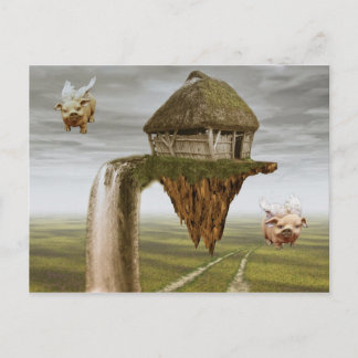 When Pigs fly Postcard